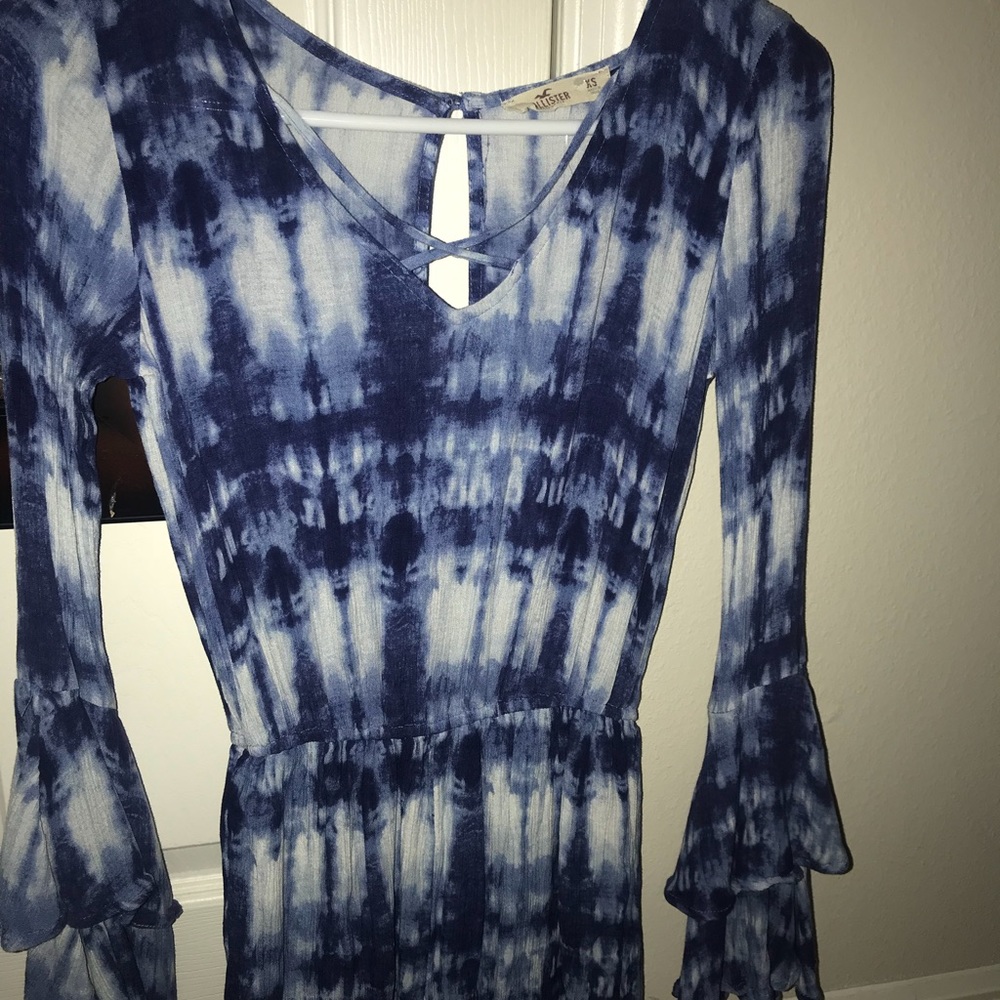 blue tie dye hollister romper (never worn)